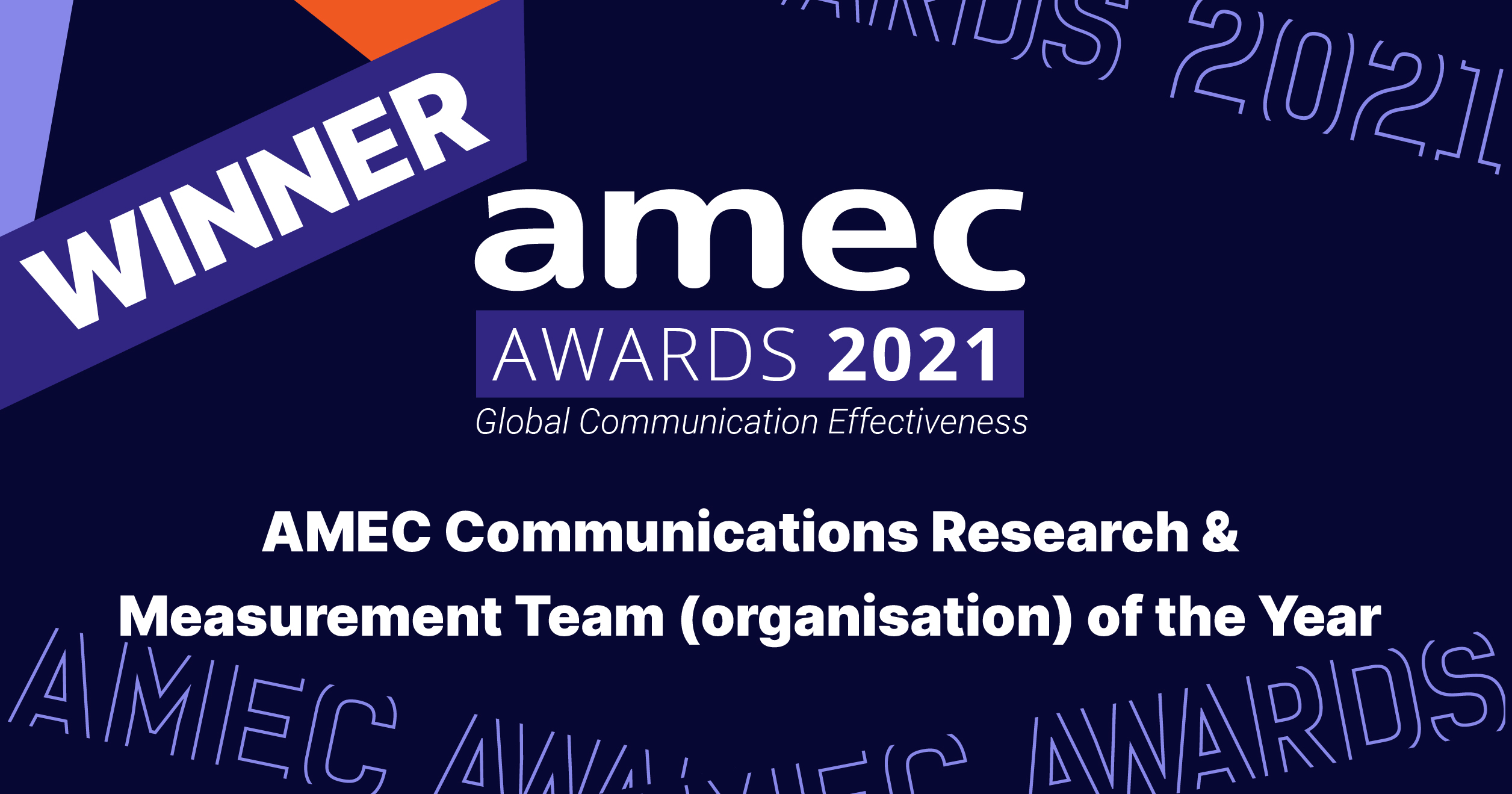 AMEC Communications Research & Measurement Team of the Year – mid-sized